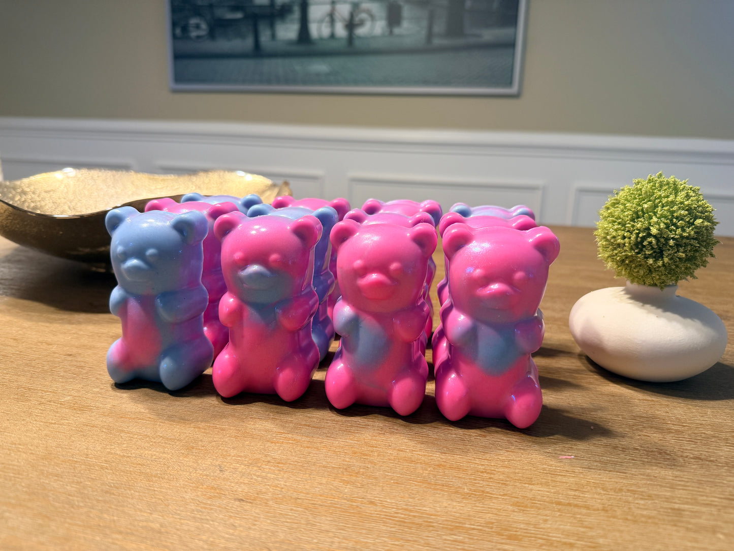 Bubble Gum Scented Gummy Bears Goat Milk Soap